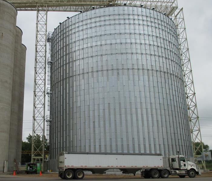 metal grain elevator silo